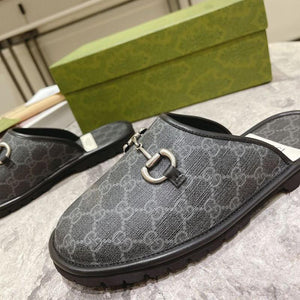 Men Slipper - Classic Gray Gucci
