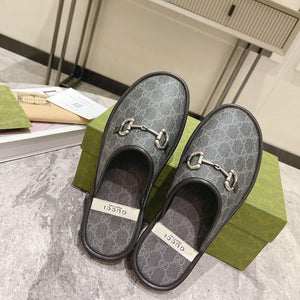 Men Slipper - Classic Gray Gucci
