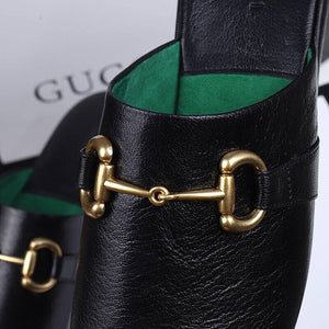 Men Slipper - Pericle Leather Horsebit Green