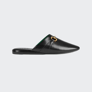 Men Slipper - Pericle Leather Horsebit Green