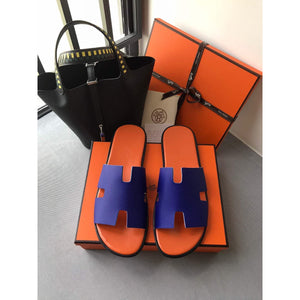 Men sandal - Blue Orange