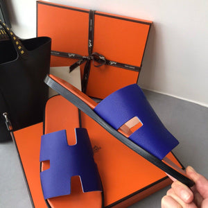 Men sandal - Blue Orange