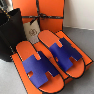 Men sandal - Blue Orange