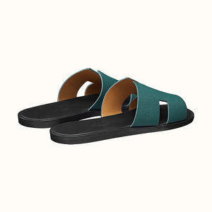 Men sandal - Vert Ottanio Noir