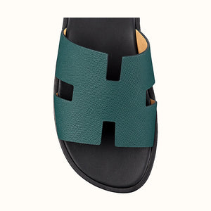 Men sandal - Vert Ottanio Noir