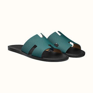 Men sandal - Vert Ottanio Noir