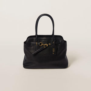 MiuMiu Aventure nappa Black leather
