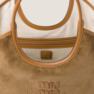 MiuMiu IVY corduroy Brown