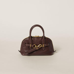MiuMiu Small Aventure nappa Briarwood leather