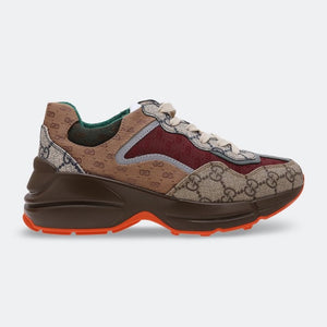 Rhyton Sneakers Brown and Orange