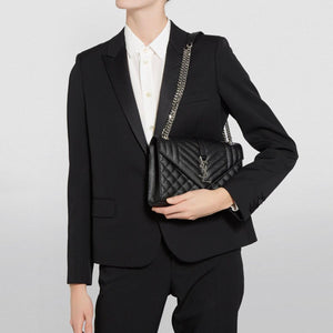 Saint Laurent Envelope Black