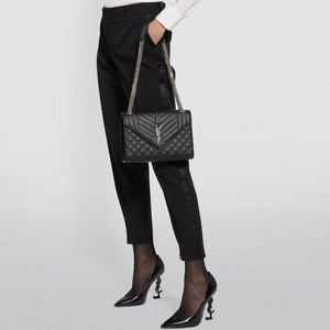 Saint Laurent Envelope Black