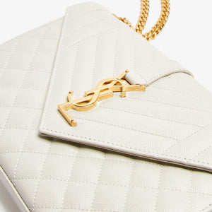 Saint Laurent Envelope White