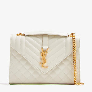 Saint Laurent Envelope White
