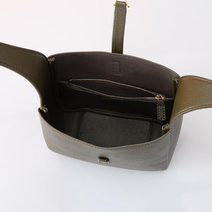 Saint Laurent Green Leather