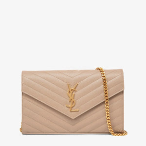 Saint Laurent Monogram Beige