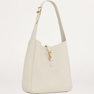 Saint Laurent White Leather