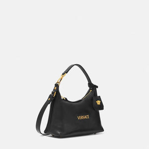 Versace Tag Hobo Black