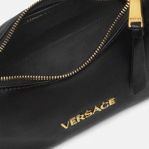 Versace Tag Hobo Black