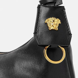 Versace Tag Hobo Black