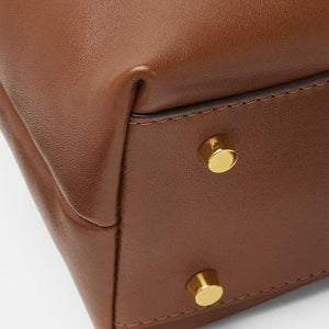 Versace Tag Hobo Brown