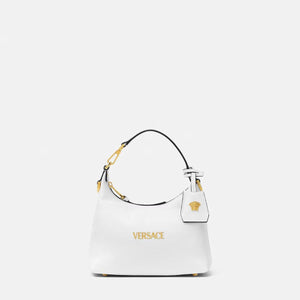 Versace Tag Hobo White