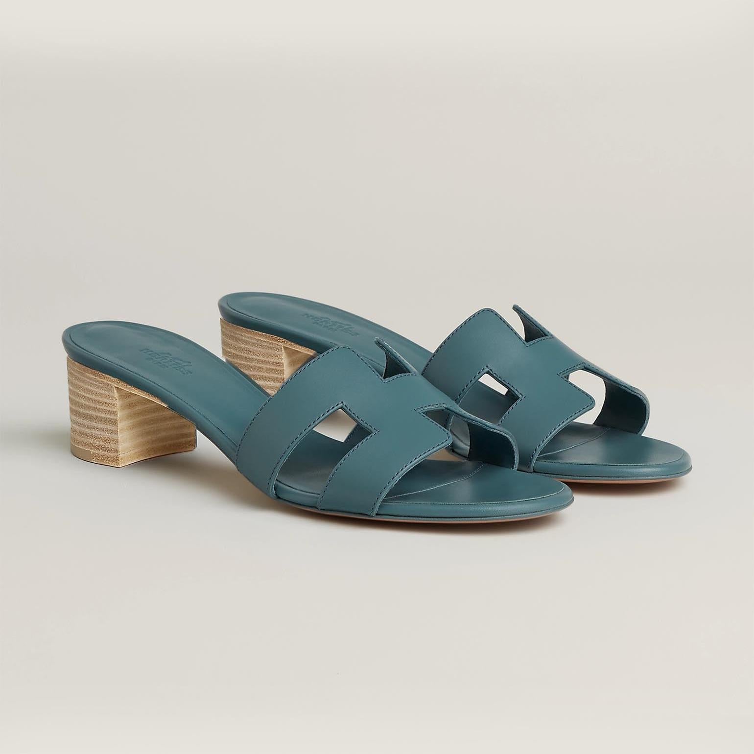 Women High heel sandal - Bleu Pinede