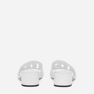 Women Sandal Dolce & Gabbana Calfskin mules White