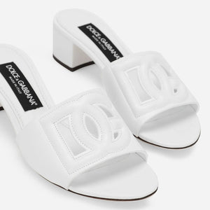 Women Sandal Dolce & Gabbana Calfskin mules White