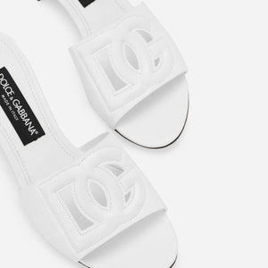 Women Sandal Dolce & Gabbana Calfskin mules White