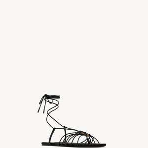 Women Sandal SAINT LAURENT Babylone Black leather