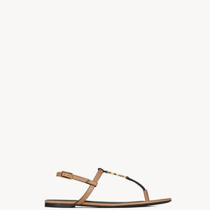 Women Sandal SAINT LAURENT Cassandra in Vegetable-Tanned