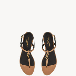 Women Sandal SAINT LAURENT Cassandra in Vegetable-Tanned