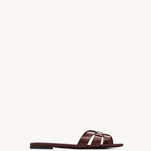 Women Sandal SAINT LAURENT Tribute Mules in Patent Leather