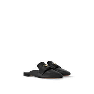 Women Sandal from LV Capri Open Back Loafer Black