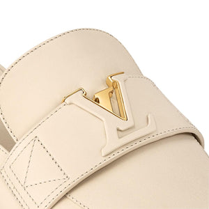 Women Sandal from LV Capri Open Back Loafer Creme