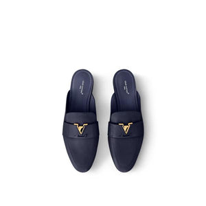 Women Sandal from LV Capri Open Back Loafer Navy