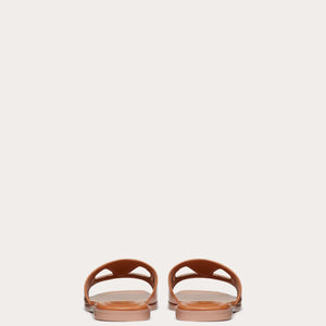 Women Sandal from Valentino Garavani VLogo cut-out Almond