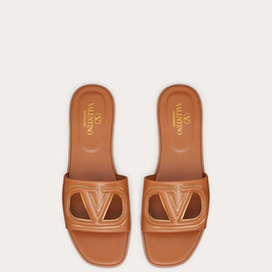 Women Sandal from Valentino Garavani VLogo cut-out Almond