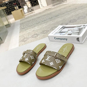 Women Slipper - LV LOCK IT Kaki