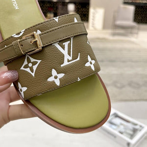 Women Slipper - LV LOCK IT Kaki