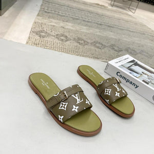 Women Slipper - LV LOCK IT Kaki