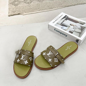 Women Slipper - LV LOCK IT Kaki