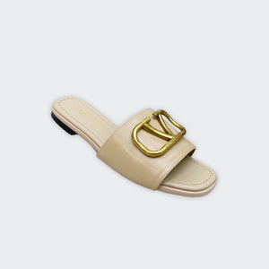 Women Slipper - Valentino Beige