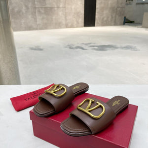 Women Slipper - Valentino Mocha