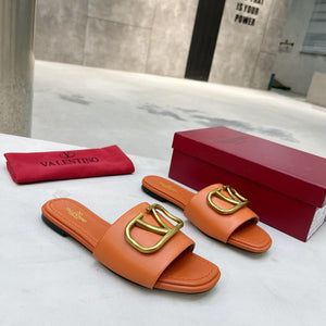 Women Slipper - Valentino Orange