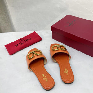 Women Slipper - Valentino Orange
