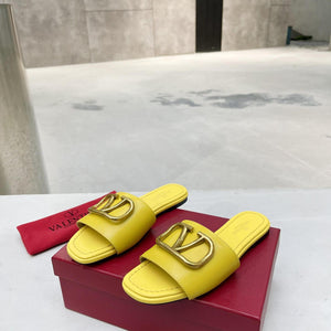 Women Slipper - Valentino Yellow