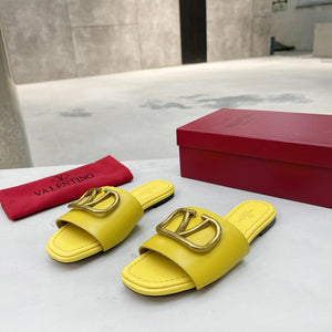 Women Slipper - Valentino Yellow
