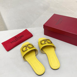 Women Slipper - Valentino Yellow